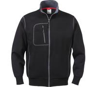 Fristads Sweat-shirt zippé Acode Veste de sweat 1747 DF Noir XL