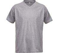 Fristads T-shirt manches courtes Acode T-shirt mit col Vitt 1913 BSJ GrisMélange M