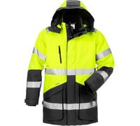 Fristads Veste de sécurité haute visibilité GORE-TEX Parka d'hiver 3 en 1 Cl.3 4989 GXB Jaune de sécurité/Noir L