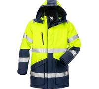 Fristads Veste de sécurité haute visibilité GORE-TEX Parka d'hiver 3 en 1 Cl.3 4989 GXB Jaune de sécurité/Marine 3XL