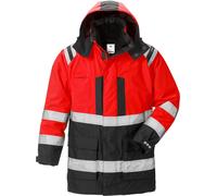 Fristads Veste de sécurité High Vis Airtech® 3in1 Parka Kl. 3 4036 GTT Rouge de sécurité/Noir L
