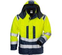 Fristads Veste d'hiver High Vis Airtech® pour femmes Cl. 3 4037 GTT Jaune de sécurité/Marine XXL