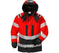 Fristads Veste extérieure High Vis Airtech® Femme Cl. 3 4518 GTT Rouge de sécurité/Noir XS