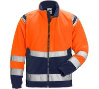 Fristads Veste polaire haute visibilité Cl. 3 4041 FE orange/marine de sécurité XL