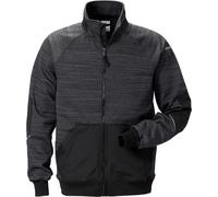 Fristads Veste sweat 7052 SMP gris/noir S