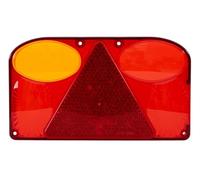 FRISTOM Cabochon de feu arrière FT-088 KLPM gauche 238x138mm lentille de rechange remplacement rapide E9 visserie incluse bloc optique très robuste pour remorque auto