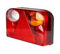 FRISTOM Feu arrière FT-088 droit 12V à 6 fonctions position stop recul antibrouillard clignotant éclairage de plaque réflecteur bloc optique robuste pour remorque camion