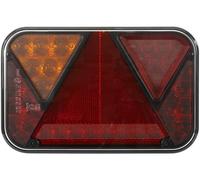 Fristom Feu arrière gauche avec résistance intégrée 200x130x50 mm - facile à connecter