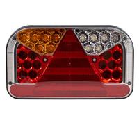 Feux arrière LED 6 fonctions gauche et droite pour remorque, caravane, camion avec baïonnette 5 pôles