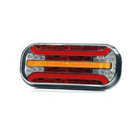 FRISTOM Feu arrière LED FT-230 Universel 12-36V E9 ECE R10 Position Stop recul Clignotant Dynamique éclairage de Plaque réflecteur Bloc Optique Robuste pour remorque Camion