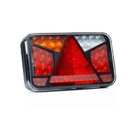 FRISTOM FT-370 Feu arrière LED avec triangle réfléchissant - 7 fonctions