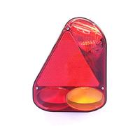 Fristom FT-77 - Feu Arrière 5 Fonctions Gauche pour Remorque - 175×220×56 mm - Feu Stop, Clignotant, Antibrouillard, Position et Triangle Réfléchissant - Homologation E9