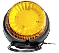 Fristom Gyrophare FT-101 3S LED 12 V, 24 V, 36 V via réseau de bord montage fixe, montage par vissage orange