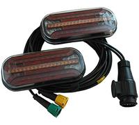 Fristom Kit de feux arrière LED pour remorque - Clignotant dynamique - 5 m 13 broches - 12/24 V