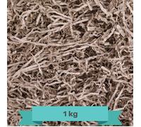 Frisure Papier Déchiqueté - Creative Deco - 1kg - Kraft Beige - Emballage Cadeau - Remplissage Boite