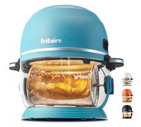 Fritaire - Air fryer. Friteuse à air en verre autonettoyante d'une capacité de 4,8 L avec système de chauffage par convection Vortex Whirlwind (Vert)