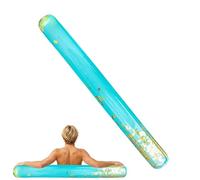 Frite De Piscine Gonflable - Bâtons Flottants Amusants À Paillettes Colorées,Lot Frites De Piscine - pour Adultes Femmes Été Vacances Voyage Plage Eau Lac Rivière Quai Jeux en Plein Air Et Fête