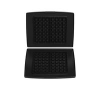 Fritel 142351 4x7 - Jeu De Plaques À Gaufre - Pour Gril, Pour Gaufrier - Gris - Pour Fritel Cw 2435; Family Cw 2425, Cw 2428, Cw 2438, Cw 2448, Cw 2458