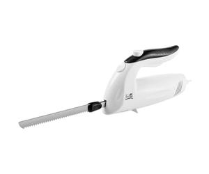 FRITEL Couteau électrique EK 3180 - Trancheuse/Couteau à viande + 2 lames incluses - 150 W - 44 cm - Blanc