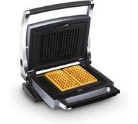 FRITEL CW 2447 Combi Gaufrier 6x10 argent métallique/chrome