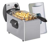FRITEL FR 1355 - Friteuse/Bouilloire à friteuse - 3 L - 2200 W - Entièrement en inox - Couvercle anti-poussière - 2 à 4 personnes - Huile uniquement