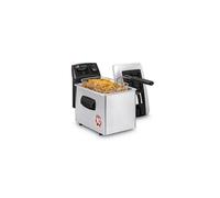 FRITEL Friteuse Frytastic® 5371 - 4 L - 3200 W - Numérique - Filtre + Fenêtre de visualisation - 3 à 5 personnes - Zone froide - Huile + Graisse solide Gris G