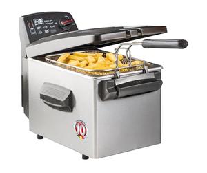 Fritel Friteuse Turbo SF® 4345-4 L - 3200 W - Filtre + Fenêtre de contrôle - 3 à 5 pers. - Couvercle fixe - Huile + graisse solide