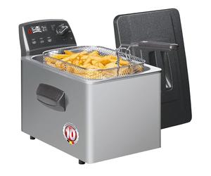 Fritel Friteuse Turbo SF® 4551-5 L - 3000 W - Couvercle anti-poussière - 5 pers. - Huile + graisse solide