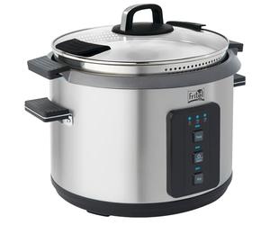 Fritel Pasta RC 1377 Cuiseur à riz et pasta - Bouilloire électrique/Cuiseur vapeur - 6 L - 1100 W - 3 fonctions - Cuve amovible - Sans PFAS