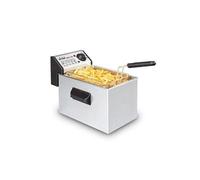 FRITEL Profi 3355 - Friteuse professionnelle à huile - 4 L - 3200 W - Couvercle anti-poussière - Huile + graisse solide