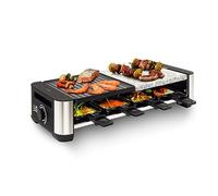 FRITEL RSG 3280M - Raclette grill met 2 in 1 bakplaat - Tafelgrill/Grillset - Steengrill en raclette functie - 1400 W