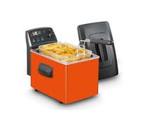 Fritel Turbo SF® 4152 Friteuse - 3 L - 2200 W - Couvercle anti-poussière - 2 à 4 personnes - Huile + graisse solide - Orange