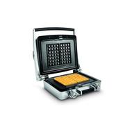 Fritel WaffleTastic® CW 3637 - Gaufrier/Appareil à gaufres - 4x7 gaufres belges traditionnelles - 1600 W - Plaques interchangeables - Sans PFAS + minuterie 60 min - Gris clair