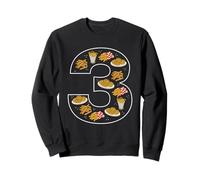 Frites 3e Anniversaire 3 Ans pour garçons et Filles Sweatshirt
