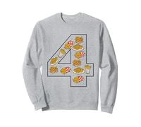 Frites 4e Anniversaire 4 Ans pour garçons et Filles Sweatshirt