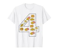 Frites 4e Anniversaire 4 Ans pour garçons et Filles T-Shirt