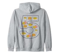 Frites 5e Anniversaire 5 Ans pour garçons et Filles Sweat à Capuche