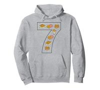 Frites 7e Anniversaire 7 Ans pour garçons et Filles Sweat à Capuche