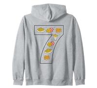 Frites 7e Anniversaire 7 Ans pour garçons et Filles Sweat à Capuche