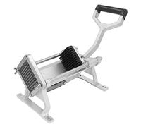 -frites commercial, machine manuelle de dé de pommes de terre avec pieds d’aspiration pour légumes, oignons et fruits, lanières épais en acier inoxydable pour usage (12mm)