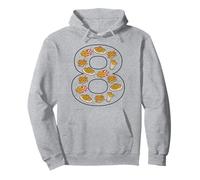 Frites de 8e Anniversaire 8 Ans pour garçons et Filles Sweat à Capuche