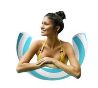 Frites de Piscine Adultes Été Gonflable rayé 76 x 61 cm | Frites de piscine gonflables flottantes pour adultes hommes et femmes pour hommes et femmes extérieur lac détente fête