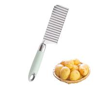 Frites françaises, coupeur tressé pour pommes de terre,Chips en acier inoxydable français - Gadgets de cuisine, manche long et hacheur alimentaire, outils de coupe ondulée, outils de