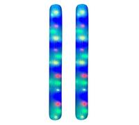 Frites Gonflables pour Piscine - Frites de Natation Adulte - Jouet Flottant Géant d'Extérieur avec Lumière Intégrée Multicolore pour Baignade Plage Lac Fête