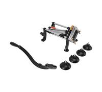 -frites manuel en aluminium avec 4 ventouses, pomme de terre pour carottes, concombres, oignons et légumes (12mm)