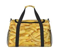 Frites,Sacs de Sport, Sacs de Voyage bandoulière pour Le Sport, Sacs de Voyage Grande capacité pour Femmes et Hommes
