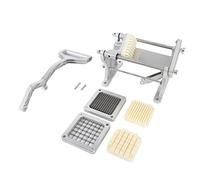 - frites taille XL en acier inoxydable, accessoire maison robuste - dé rapide et sûre pour pommes de terre, éplucheur peau fine et pèle crinkle idéal pour frites maiso