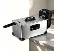 Friteuse 110V 1500W, friteuse électrique en acier inoxydable, Machine à chips domestique 3L