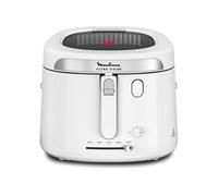 Moulinex Filtra Vision, Friteuse, Grande fenêtre pour garder un oeil sur la cuisson, Capacité familiale, Nettoyage facile, AF2541E0, Extérieur en Plastique Blanc