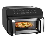 Friteuse à Air 10L Double Résistance - Iceagle - XXL 2000W Air Fryer avec Fenêtre - 8 Programmes, Fonction Déshydratation, Recettes